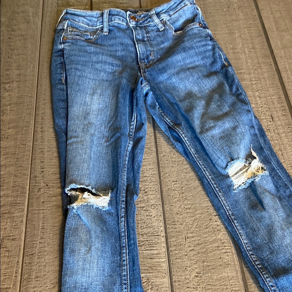 Old Navy High-Rise Rockstar Super Skinny Jeans Size 00 - Picture 2 of 4